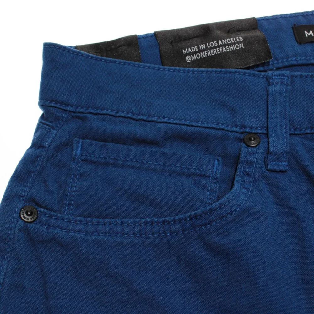 Monfrere NWT 5 Pocket Jeans Size 30 US Slim Fit Brando Blue Cotton Blend